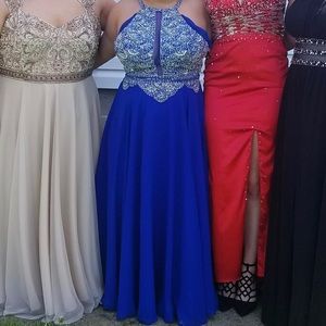 Tiffany Royal Blue Prom Dress